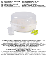 CANGAROO Microwave sterilizer Fresh white Instrucțiuni de utilizare