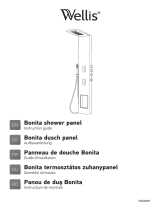 Wellis Bonita shower panel Manual de utilizare
