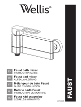 Wellis Faust bathtub faucet Manual de utilizare