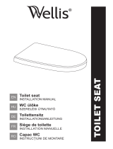 Wellis WC toilet seat Manual de utilizare