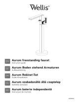 Wellis Aurum freestanding faucet Manual de utilizare