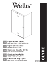 Wellis Clyde shower cabin Manual de utilizare