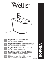 Wellis Sophia floor-mount bidet Manual de utilizare