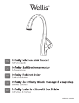 Wellis Infinity kitchen faucet Manual de utilizare
