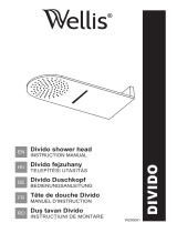 Wellis Divido shower head Manual de utilizare