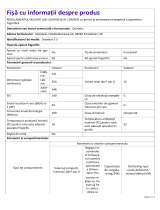 Dometic D42B - Product Information Sheet Informații despre produs