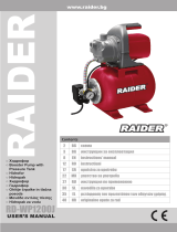 Raider Garden Tools RD-WP1200J Manual de utilizare