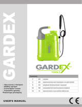 Gardex Battery sprayer LUXE7 GX Manual de utilizare