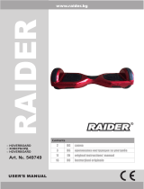 Raider Power Tools Hoverboard RD Manual de utilizare
