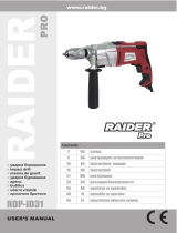 RAIDER Pro RDP-ID31 Manual de utilizare