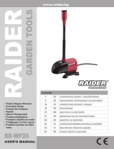 Raider Garden Tools RD-WP35 Manual de utilizare