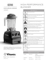 Vitamix E310 Manualul proprietarului