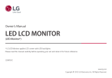 LG 32MR50C-B Instrucțiuni de utilizare