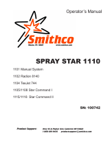 Smithco Spray Star 1110 Instrucțiuni de utilizare