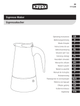 Xavax Stainless Steel Espresso Maker Manual de utilizare