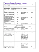 Dometic GLO-A400 - Product Information Sheet Informații despre produs