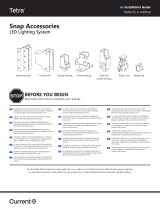Tetra Snap LED Signage Accessories Ghid de instalare