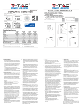 V TAC V-TAC VT Series LED Street Light Ghid de instalare
