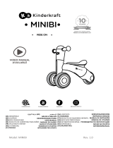 Kinderkraft Tricycle MINIBI Manual de utilizare