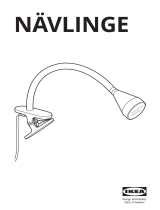 IKEA NÄVLINGE LED Clamp Spotlight Ghid de instalare