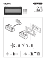 Gewiss GW 10 666 Ghid de instalare