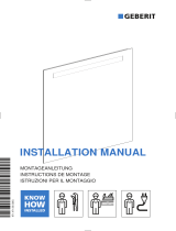 Geberit OPTION BASIC SQ Rectangular Wall-Mounted Mirror Ghid de instalare