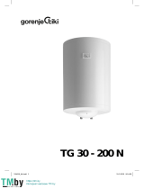 Gorenje TG 30-200 N Manual de utilizare