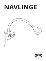 IKEA NÄVLINGE LED Clamp Spotlight Manual de utilizare