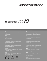 MS ENERGY E-SCOOTER Manual de utilizare