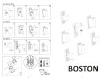 POLUX 303356 Boston 2x10W Facade Wall Lamp Manual de utilizare