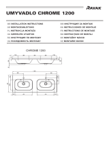 RAVAK Umyvadlo Chrome 1200 Manual de utilizare