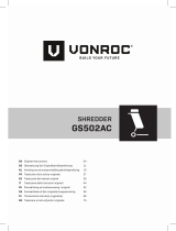 Vonroc GS502AC 2500W Shredder Manual de utilizare