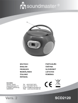 Soundmaster SCD2120 Manual de utilizare