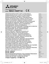 Mitsubishi Electric MAC-100FT-E Manual de utilizare