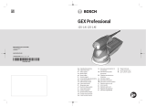 Bosch 125-1 A GEX Professional RANDOM ORBIT SANDER Manual de utilizare