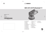 Bosch GEX 12V-125 Professional Manual de utilizare