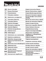 Makita UD2500 Electric Shredder Manual de utilizare
