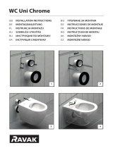 RAVAK X01516 WC Uni Chrome RimOff Toilet Manual de utilizare