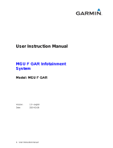 Garmin MGU F GAR Manual de utilizare