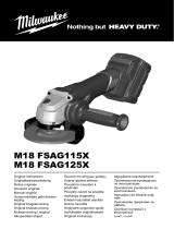 Milwaukee M18 FSAG115X Manual de utilizare