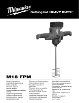 Milwaukee M18 FPM Manual de utilizare