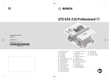 Bosch GTS 635-216 Manual de utilizare