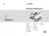 Bosch GTS 10 XC Manual de utilizare