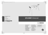 Bosch GTA 2600 Professional Manual de utilizare