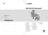 Bosch GCB18V-63 Professional Manual de utilizare