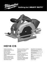 Milwaukee HD18 CS Manual de utilizare