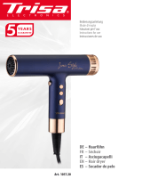 Trisa Ionic Style hair dryer Manual de utilizare