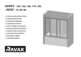 RAVAK AVDP3 Manual de utilizare