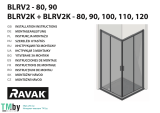 RAVAK BLRV2K-120 Manual de utilizare