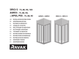RAVAK SRV2-S, ASRV3, APSS Shower Enclosure Manual de utilizare